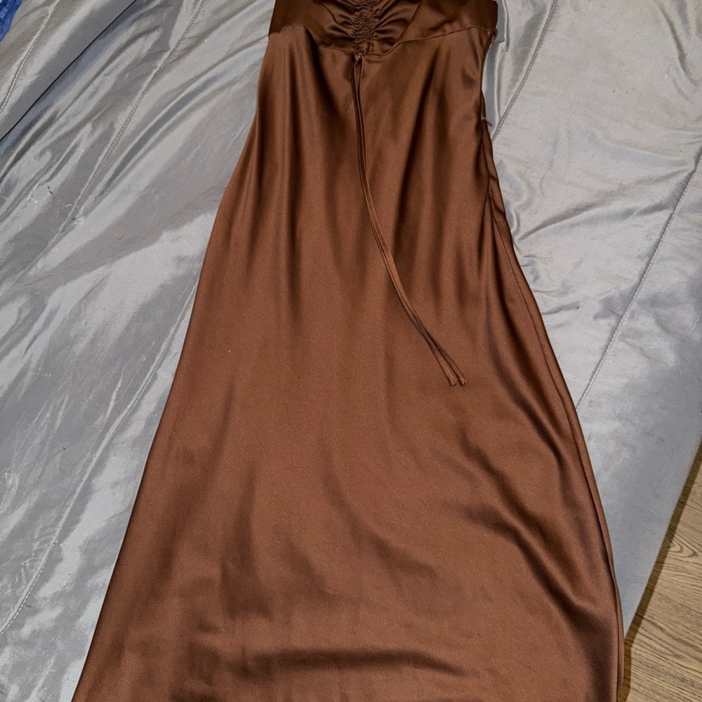 Forever 21 Brown Sweetheart Gown